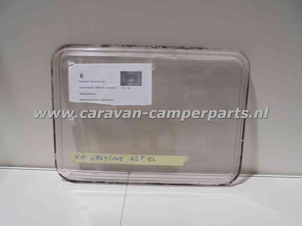 Kip vast raam 42T 74x54cm