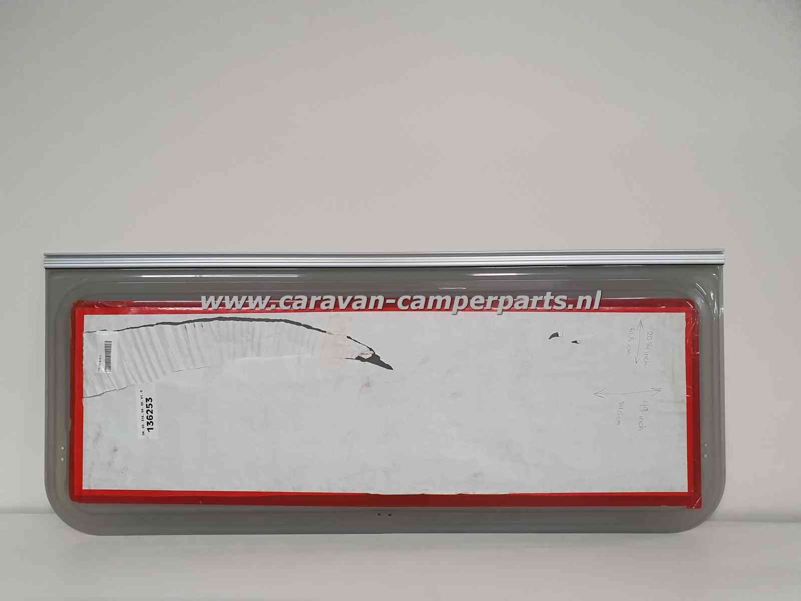 Polyplastic raam 125x51cm