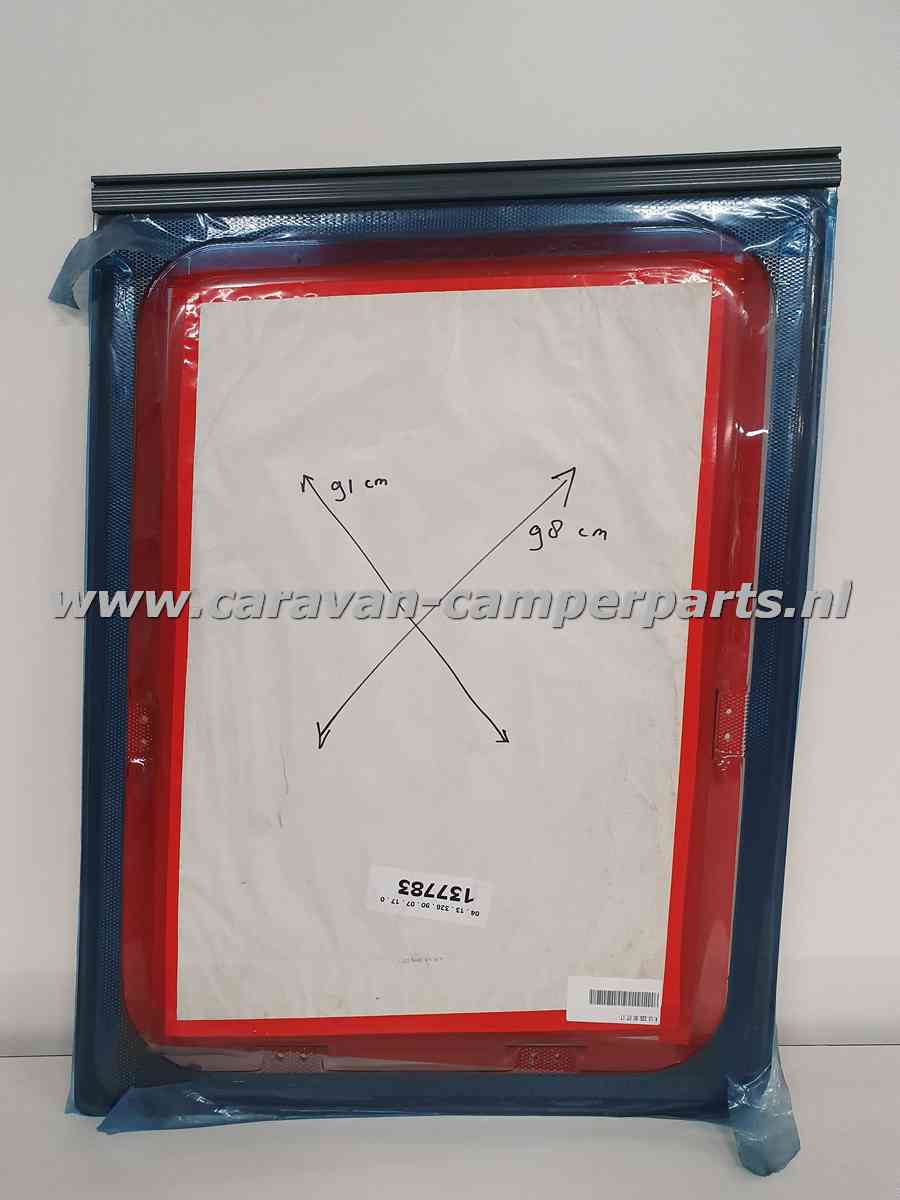 Polyplastic voorraam 59x77,5cm (engels)