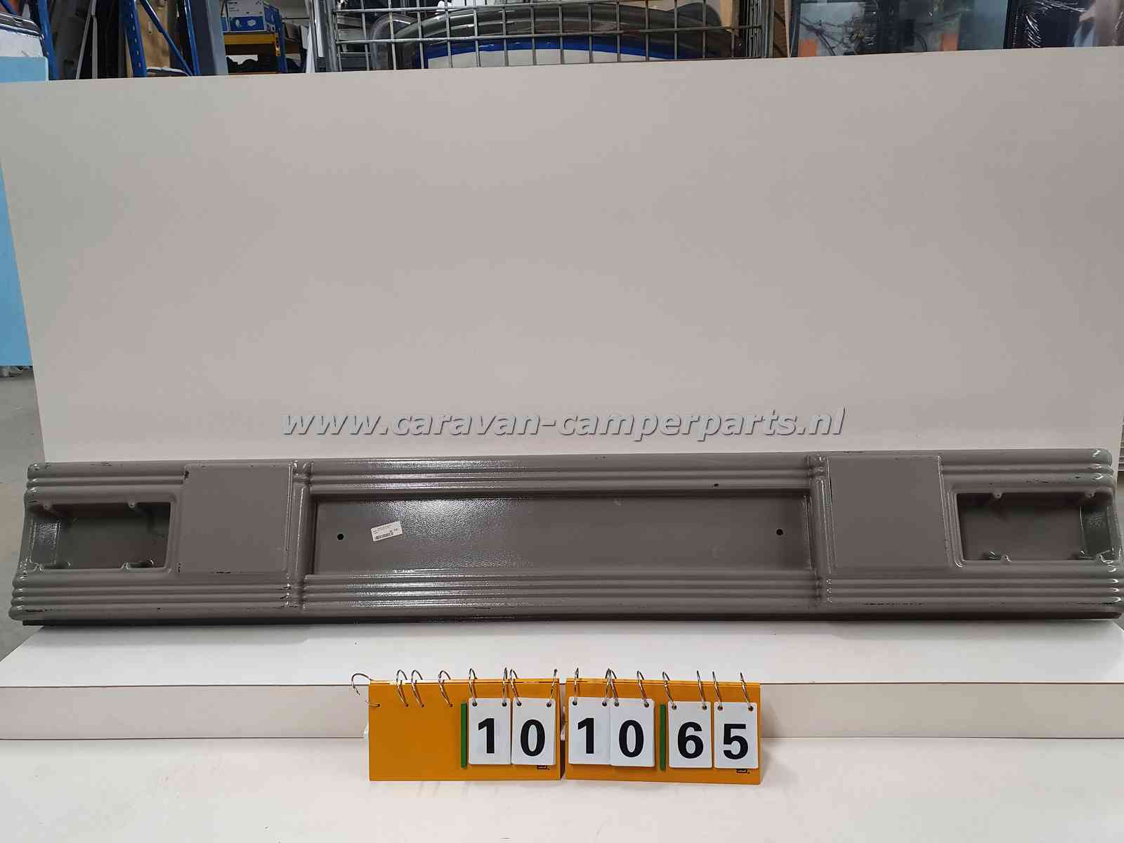 Kip bumper 206cm grijs