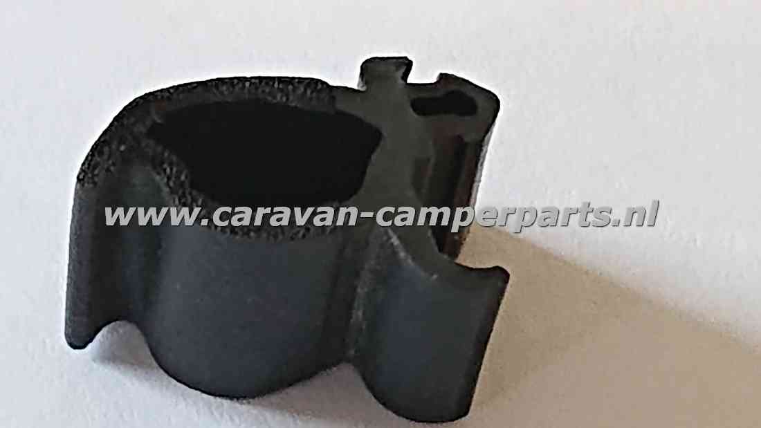 Deurrubber Hartal  (zwart)