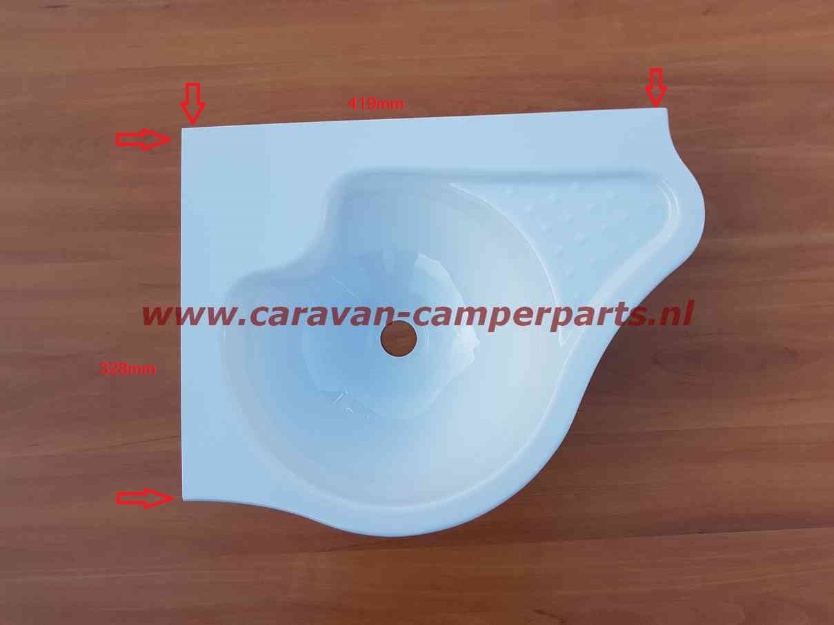 Kip hoekwasbak 328x419 wit 0xgat